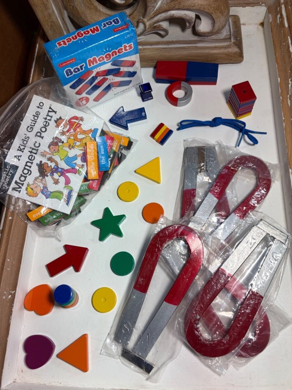 STEM Magnetic Exploration Bar Magnets Shapes & Kids Poetry Guide